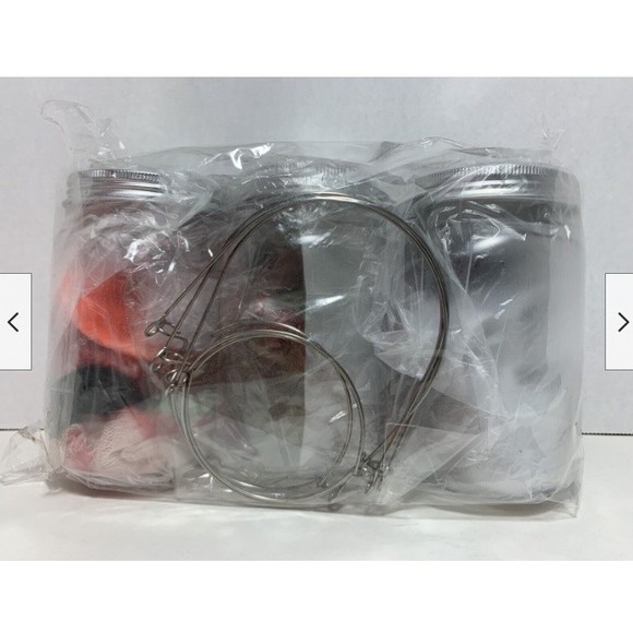 Halloween DIY Lantern Jar Craft Kit Colored Flameless Candles Home Garden - Picture 4 of 4